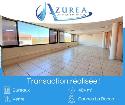 Vente bureaux - 484 m² - Cannes La Bocca
