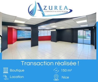 Location Boutique - 150 m² - Nice