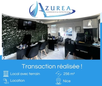 Location Local + Terrain - 256 m² - Nice