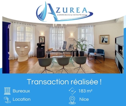 Location Bureaux - 183 m² - Nice