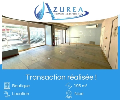 Location Boutique - 195 m² - Nice
