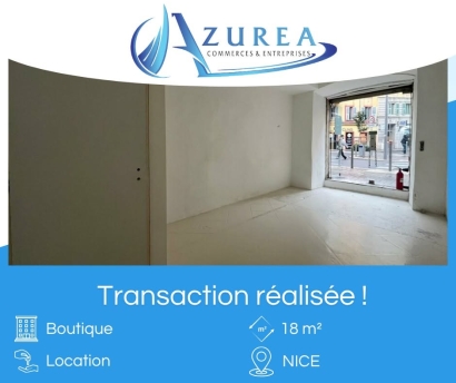 Location Boutique - 18 m² - Nice