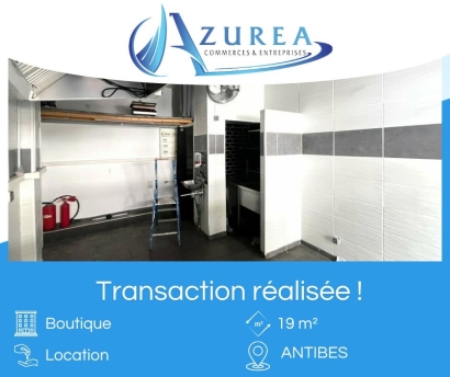 Location Boutique - 19 m² - Antibes
