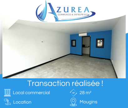 Location d'une boutique de 28m² à Mougins