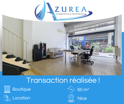 Location d'un local commercial de 65 m² à Nice