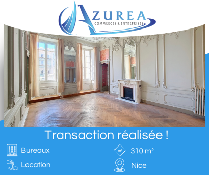 Location d'un bureau de 310 m² à Nice