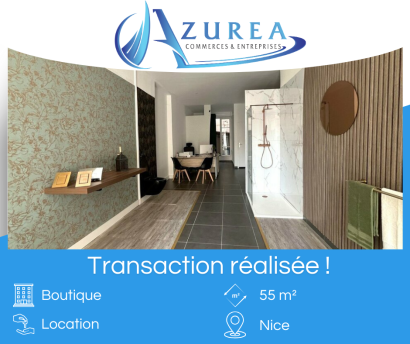 Location d'une boutique de 55 m² à Nice
