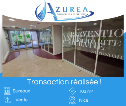 Vente d'un bureau de 103 m² à Nice