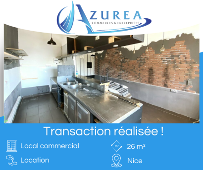 Location d'un local commercial de 26 m² à Nice