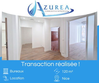 Location d'un bureau de 120 m² à Nice