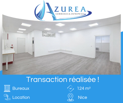 Location d'un bureau de 124 m² à Nice