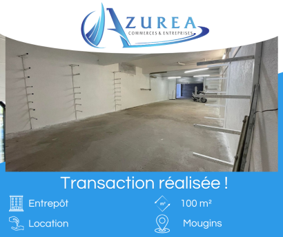 Location d'un entrepôt de 100 m² à Mougins