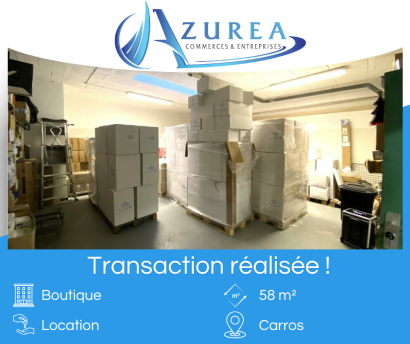 Location d'un local de stockage de 58 m² à Carros