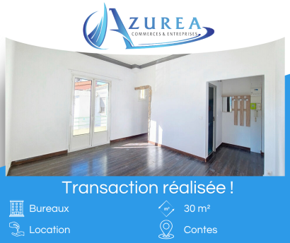 Location d'un bureau de 30 m² à Contes